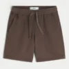 Fleece-shorts over knæet