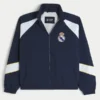 Fleeceforet Real Madrid CF grafisk træningsjakke Fleeceforet Real Madrid CF grafisk træningsjakke