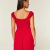 Flocked Chiffon Mini Dress Flocked Chiffon Mini Dress