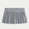 Foldover strikket mini-skort
