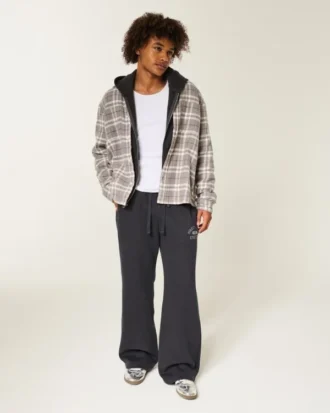 Forest Hills Athletics grafisk bootcut-sweatpants