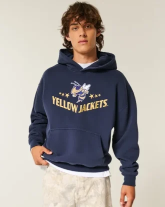 Georgia Tech Yellow Jackets grafisk hættetrøje Georgia Tech Yellow Jackets grafisk hættetrøje