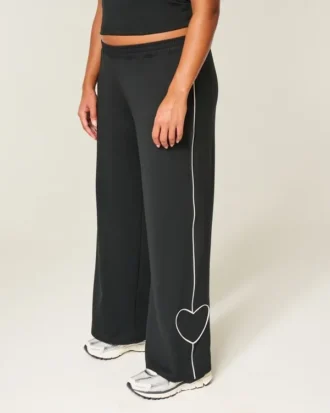 Gilly Hicks Active Recharge baggy bukser med hjerteformede ender