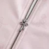 Gilly Hicks Active Recharge Bow Double Zip Jacket Gilly Hicks Active Recharge Bow Double Zip Jacket