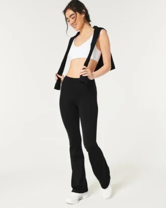 Gilly Hicks Active Recharge leggings med høj talje og udvidede ben