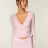 Gilly Hicks Active Recharge langærmet wrap-top Gilly Hicks Active Recharge langærmet wrap-top