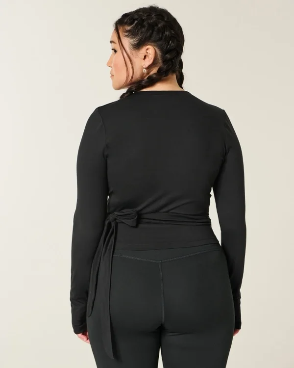 Gilly Hicks Active Recharge langærmet wrap-top Gilly Hicks Active Recharge langærmet wrap-top