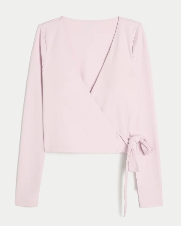 Gilly Hicks Active Recharge langærmet wrap-top Gilly Hicks Active Recharge langærmet wrap-top