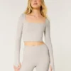 Gilly Hicks Active Recharge Square-Neck Top Gilly Hicks Active Recharge Square-Neck Top