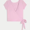 Gilly Hicks Active Recharge Wrap Top
