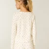 Gilly Hicks Always Cozy Waffle langærmet scoop top