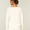 Gilly Hicks Always Cozy Waffle langærmet scoop top