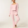 Gilly Hicks Always Cozy Waffle langærmet scoop top