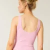 Gilly Hicks Cozy Waffle Lace Trim Tank Gilly Hicks Cozy Waffle Lace Trim Tank