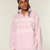 Gilly Hicks Sherpa Quarter-Zip Sweatshirt Gilly Hicks Sherpa Quarter-Zip Sweatshirt