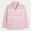 Gilly Hicks Sherpa Quarter-Zip Sweatshirt Gilly Hicks Sherpa Quarter-Zip Sweatshirt