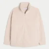 Gilly Hicks Sherpa Quarter-Zip Sweatshirt