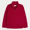 Gilly Hicks Sherpa Quarter-Zip Sweatshirt