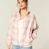 Gilly Hicks Sherpa-sweatshirt med lynlås