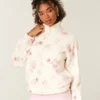 Gilly Hicks Sherpa-sweatshirt med lynlås