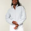 Gilly Hicks Sherpa-sweatshirt med lynlås