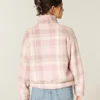 Gilly Hicks Sherpa-sweatshirt med lynlås