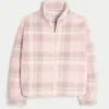 Gilly Hicks Sherpa-sweatshirt med lynlås