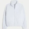 Gilly Hicks Sherpa-sweatshirt med lynlås