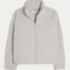 Gilly Hicks Sherpa-sweatshirt med lynlås