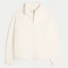 Gilly Hicks Sherpa-sweatshirt med lynlås