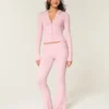 Gilly Hicks Sweater-strikket bukser med foldet talje