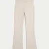 Gilly Hicks Sweater-strikket bukser med foldet talje