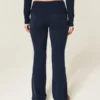 Gilly Hicks Sweater-strikket fold-over bootcut-bukser