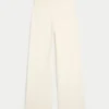 Gilly Hicks Sweater-strikket foldbar lige bukser Gilly Hicks Sweater-strikket foldbar lige bukser