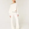 Gilly Hicks Sweater-strikket foldet talje lige bukser