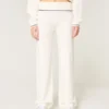 Gilly Hicks Sweater-strikket foldet talje lige bukser
