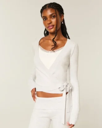 Gilly Hicks Sweater-strikket multi-way wrap top