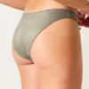 Glitrende højtaljet cheeky bikinitrusser