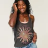 Good Times Fest grafisk flettet racerback-tanktop Good Times Fest grafisk flettet racerback-tanktop