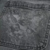 Grå baggy jeans med hjerteprint Grå baggy jeans med hjerteprint
