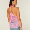 Hæklede racerback-tanktop