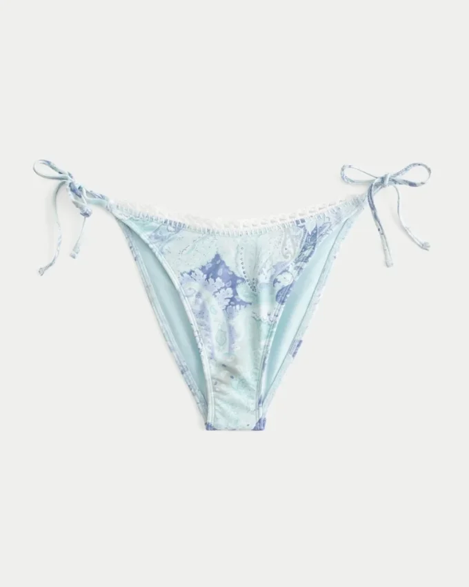 Hæklede sider med bindebånd Cheeky bikinitrusser
