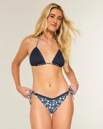 Hæklede sider med bindebånd Cheeky bikinitrusser