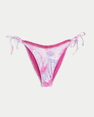 Hæklede sider med bindebånd Cheeky bikinitrusser
