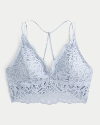 Hæklet blonde-bralette