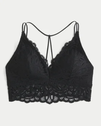 Hæklet blonde-bralette