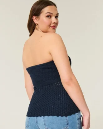 Hæklet sweater-top