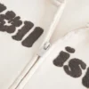 Hættetrøje med lynlås og chenille-logo Hættetrøje med lynlås og chenille-logo