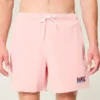 Hawaii Graphic Mid-Thigh Volley Swim Trunks Hawaii Graphic Mid-Thigh Volley Swim Trunks