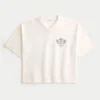 Heavyweight Baggy Crop Los Angeles Graphic Football T-shirt Heavyweight Baggy Crop Los Angeles Graphic Football T-shirt